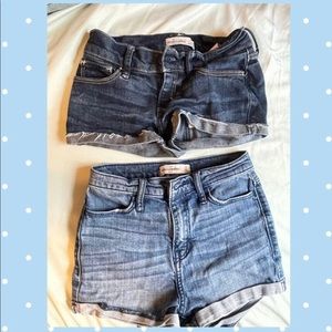 Abercrombie kids jean shorts
